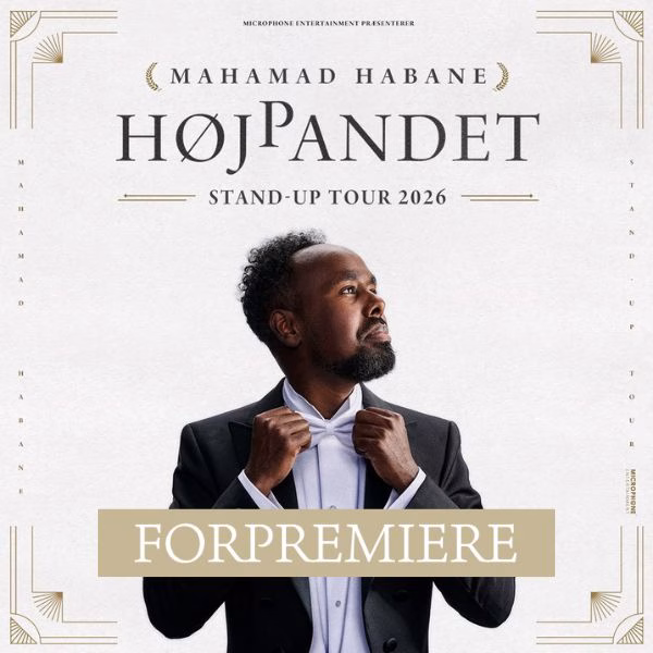 Mahamad Habane i Bakkehuset Ikast forpremiere højpandet