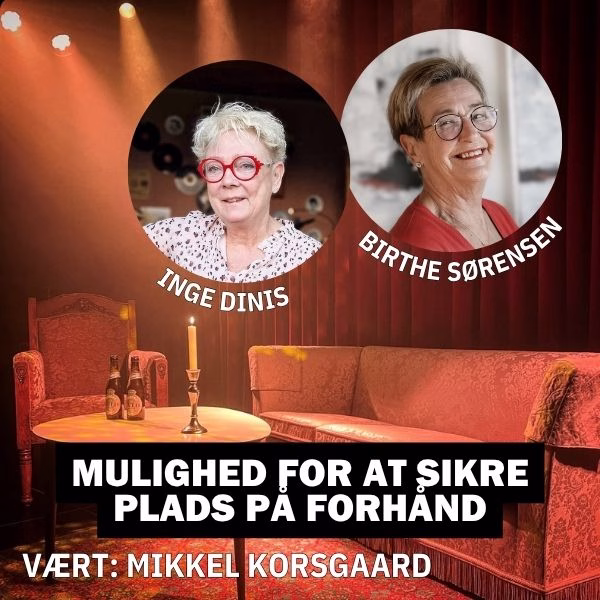 Inge Dinis og Birthe Sørensen i Bakkehuset Ikast Det Gyldne Ord foto af Ole Henrik Jensen