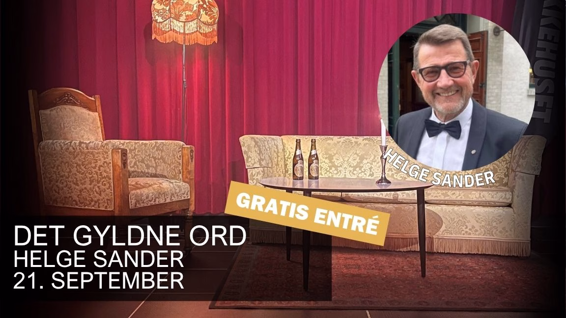 Helge Sander i Bakkehuset Ikast Det gyldne Ord